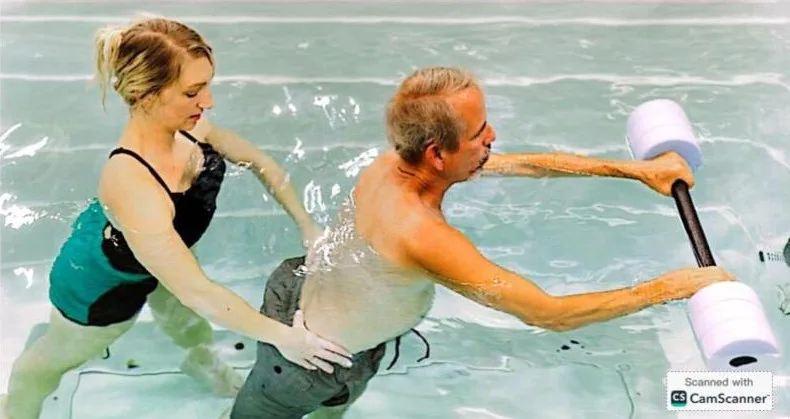 Parkinson’s & Aquatic Therapy: Causes, Care & Exercises 1 water walking
