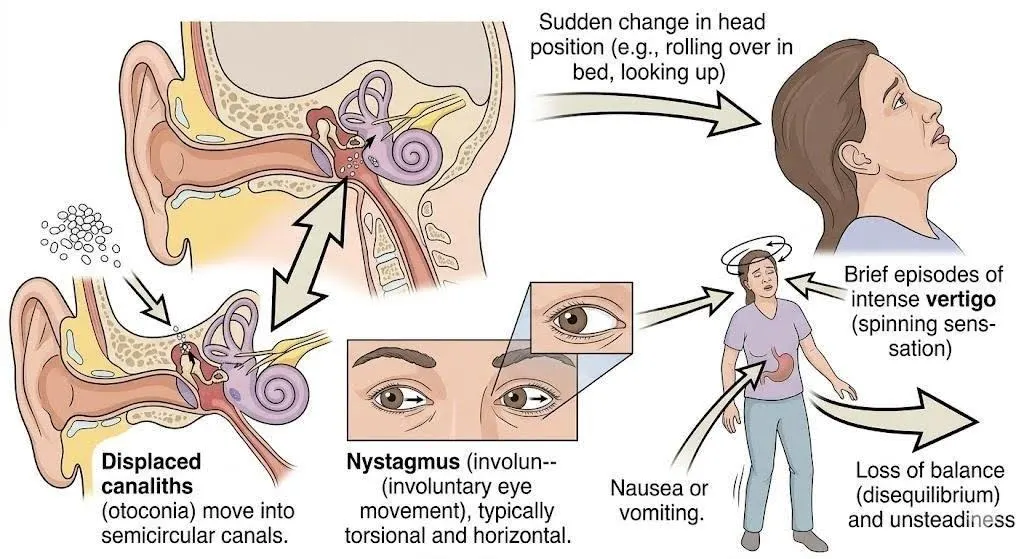 Understanding BPPV and Modern Vertigo Rehabilitation 3 Symptoms of BPPV
