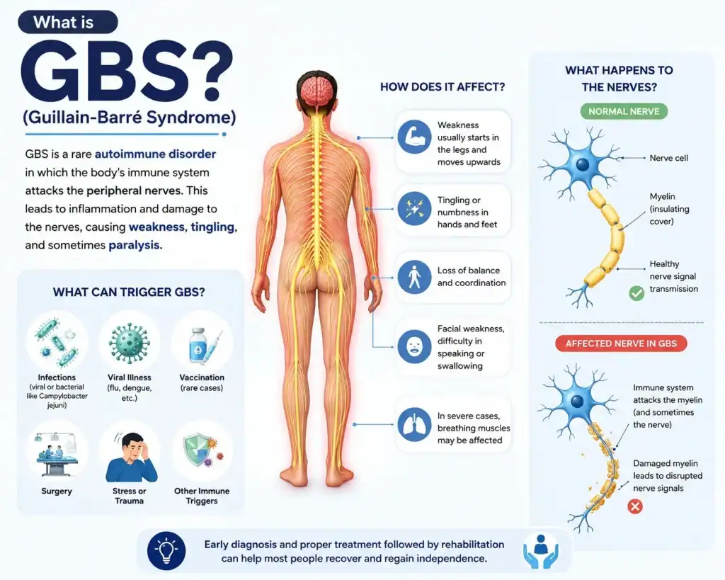 Guillain-Barré Syndrome (GBS): Recovery, Rehabilitation & How Aquatic Therapy Helps 2 Guillain-Barré Syndrome (GBS)